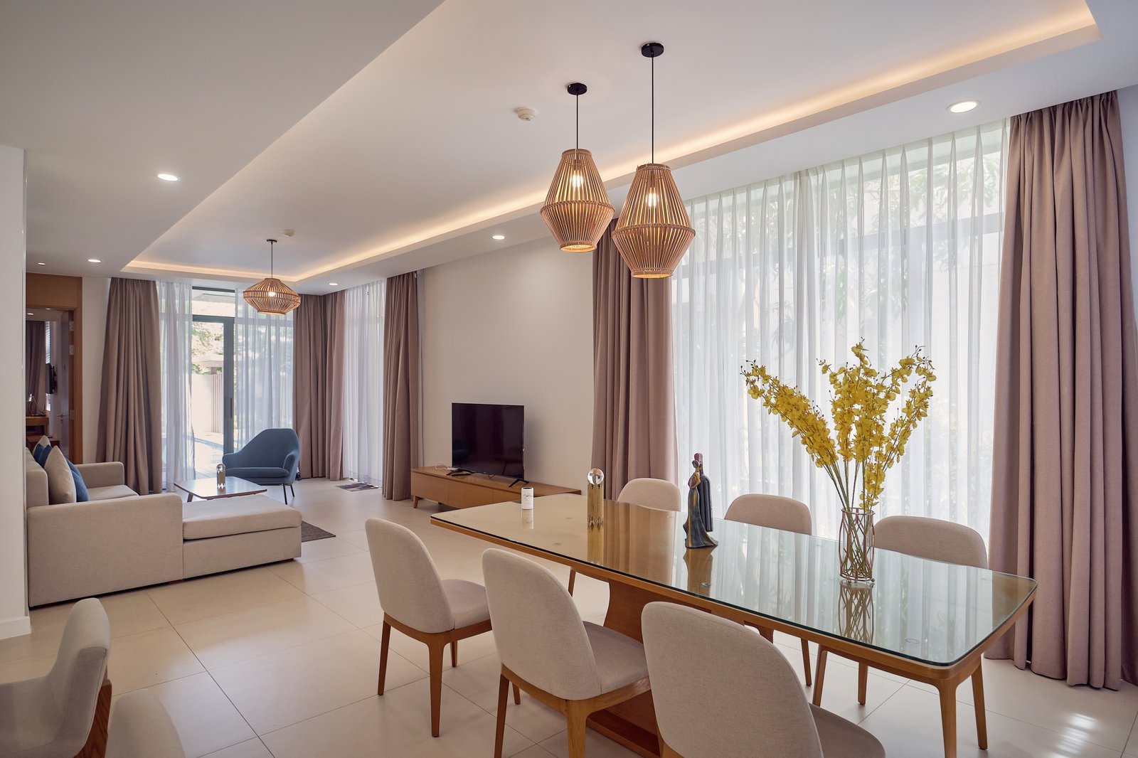 Beachfront interior