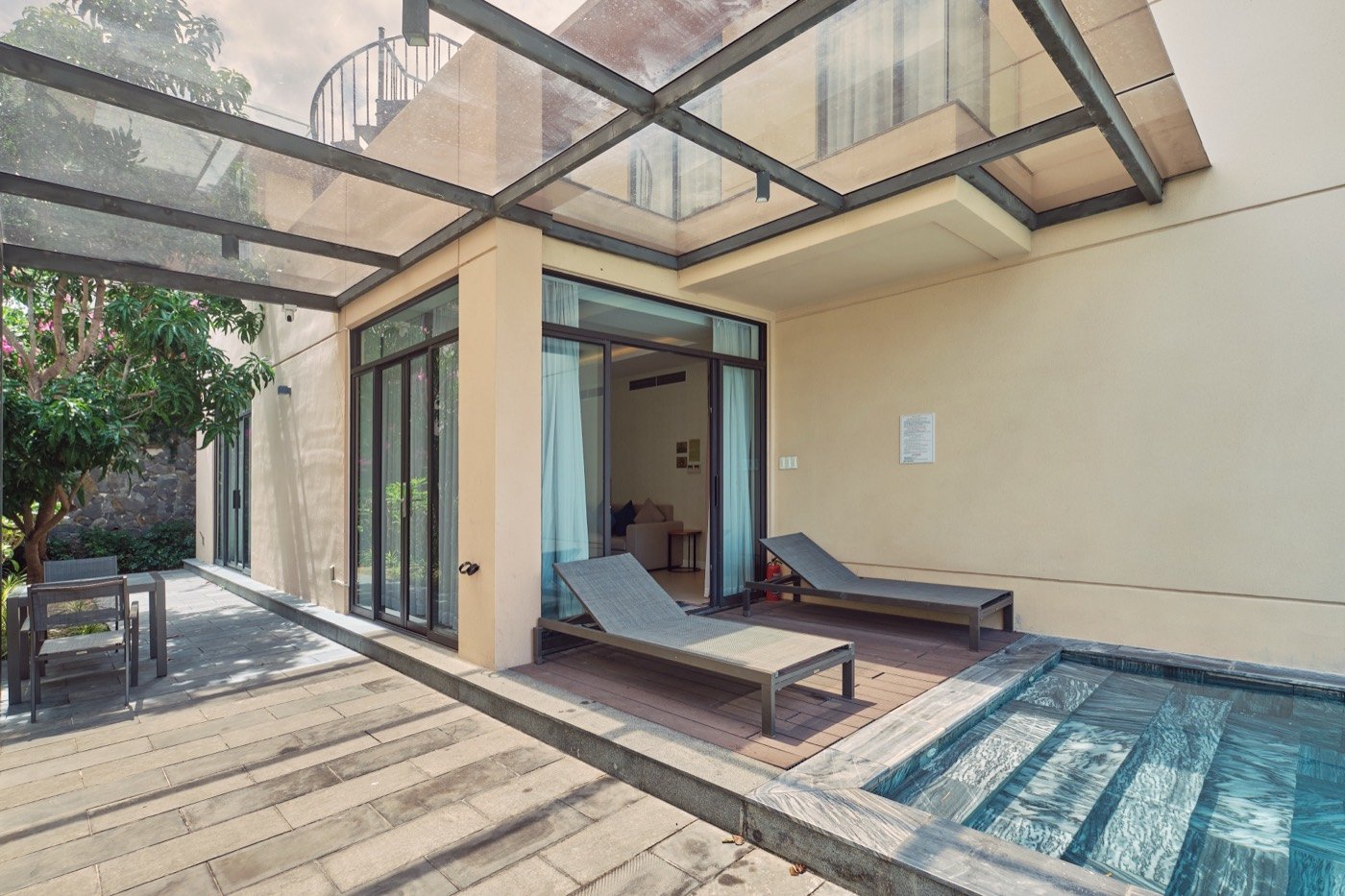 Courtyard pool of the Deluxe Pool Villa