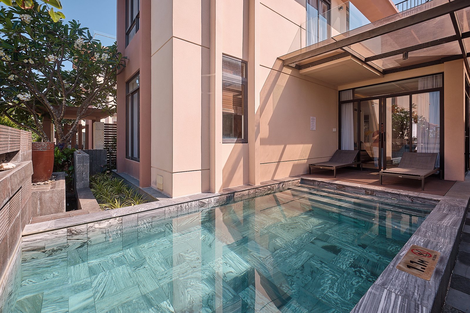 Private pool at Sunrise Pool Villa Cam Ranh