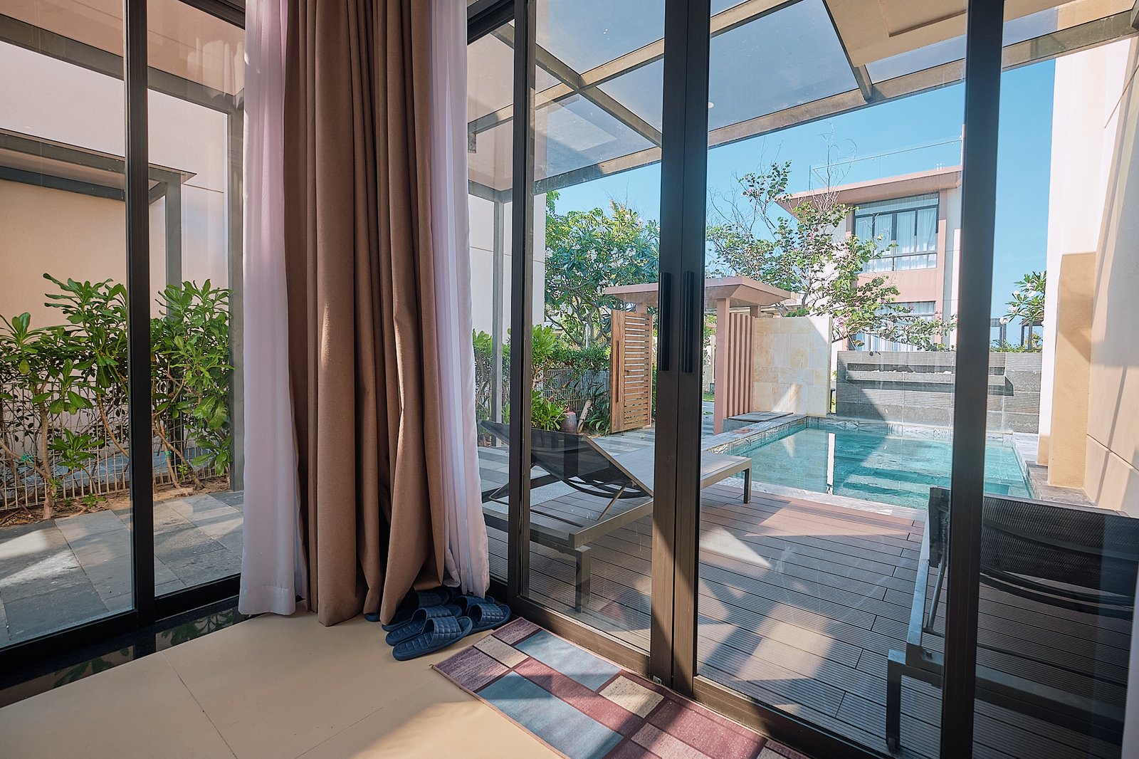 Villa interior with private pool view Sunrise Pool Villa